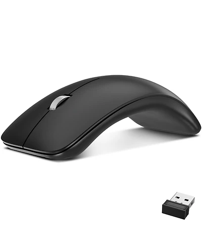 Delton S10 Curved Ergonomic Wireless Mouse, 2.4GHz Usb Mouse (DMERGS10-wb)