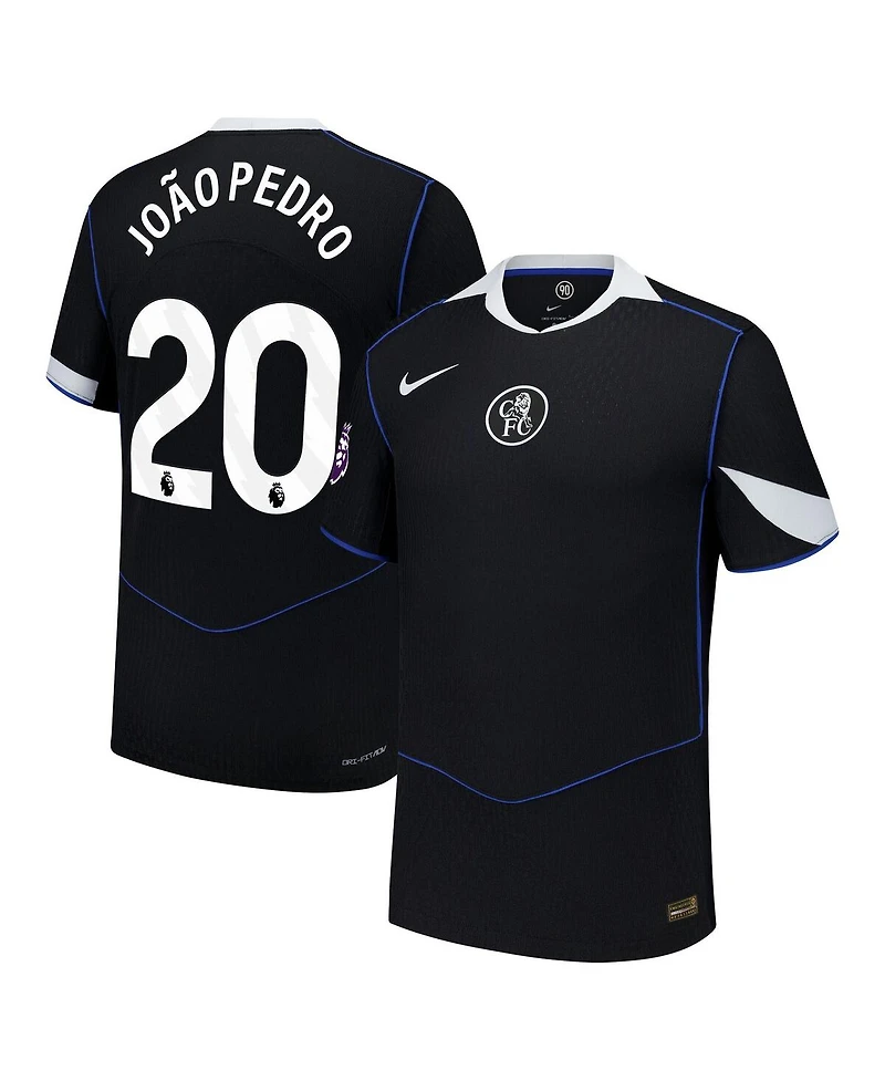 Nike Men's Joao Pedro Black Chelsea 2025/26 Third Authentic Player Jersey