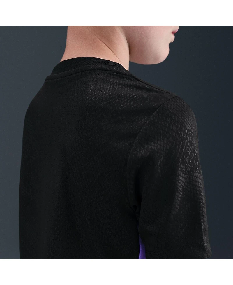 Nike Big Boys and Girls Black Barcelona 2025/26 Training Academy Pro Pre-Match Performance Top