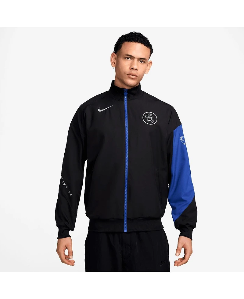 Nike Men's Black Chelsea 2025/26 Strike Anthem Full-Zip Dri-fit Jacket