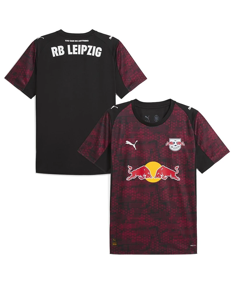 Puma Men's Black Rb Leipzig 2025/26 Away Replica Jersey