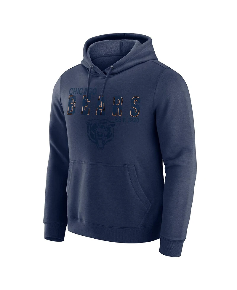 Fanatics Men's Navy Chicago Bears Hoodie