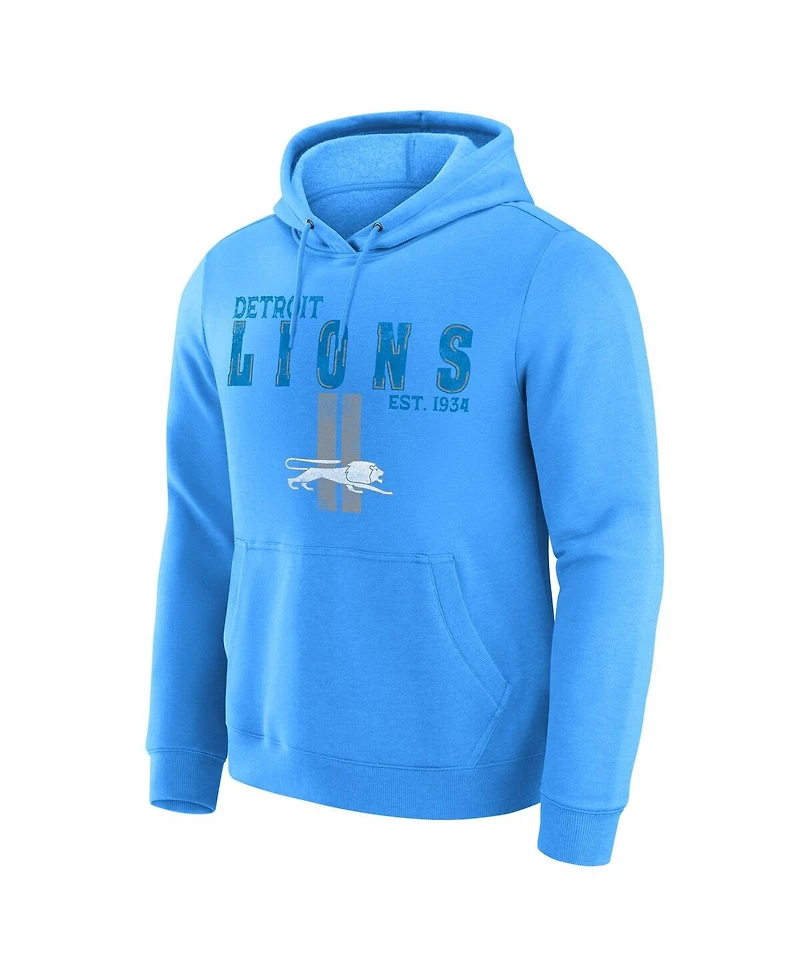 Fanatics Men's Blue Detroit Lions Hoodie