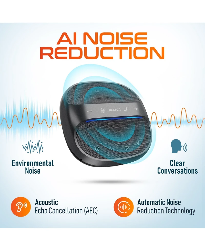 Delton C4700 Bluetooth Conference Speaker, 9-Hour Call Time (DSC4700-wr)