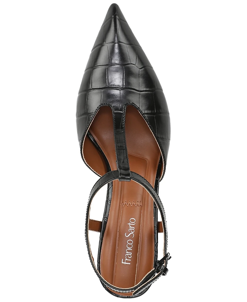 Franco Sarto Women's Ovett Pointed Toe Strappy Shoes