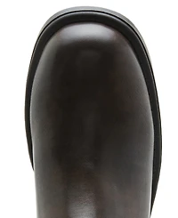 Madden Girl Women's Clarraa Buckled Knee-High Moto Boots