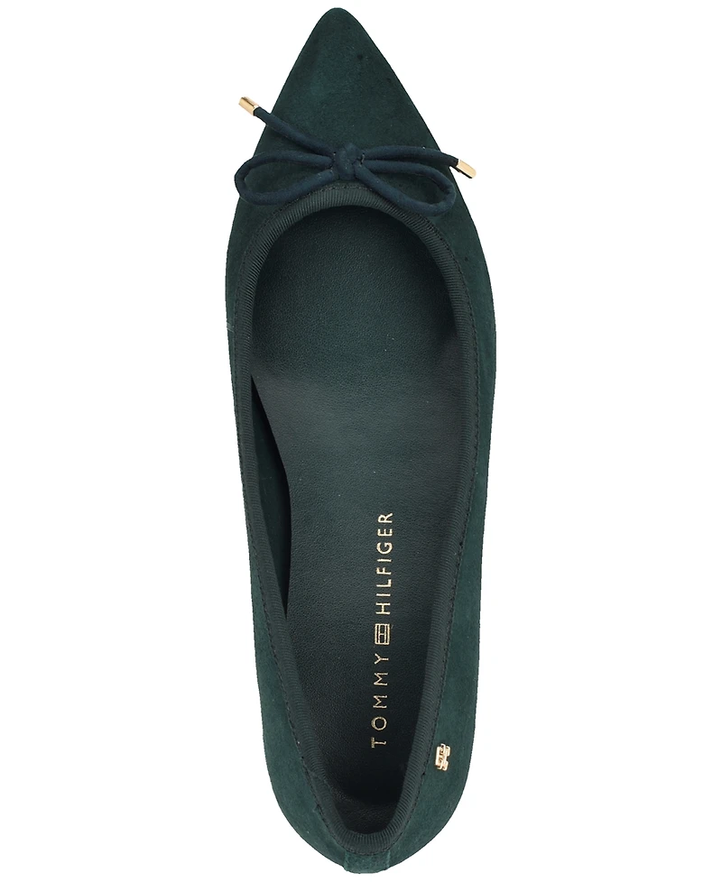 Tommy Hilfiger Women's Kimio Pointed Toe Slip-On Ballet Flats
