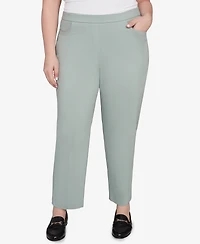 Alfred Dunner Plus Stockbridge Modern Millennium Average Length Pant