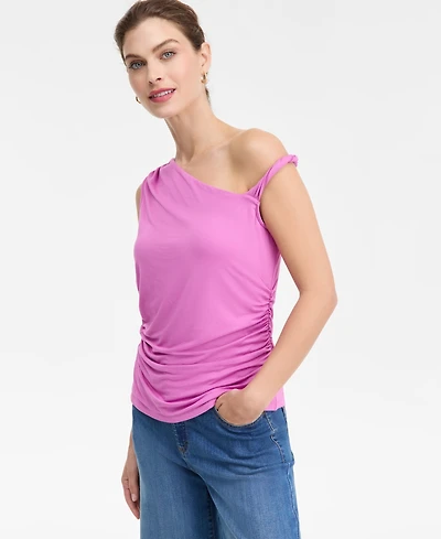 I.n.c. International Concepts Women's Asymmetric Sleeveless Top, Macy's Exclusive