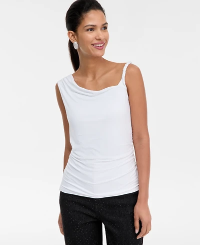 I.n.c. International Concepts Women's Asymmetric Sleeveless Top, Macy's Exclusive