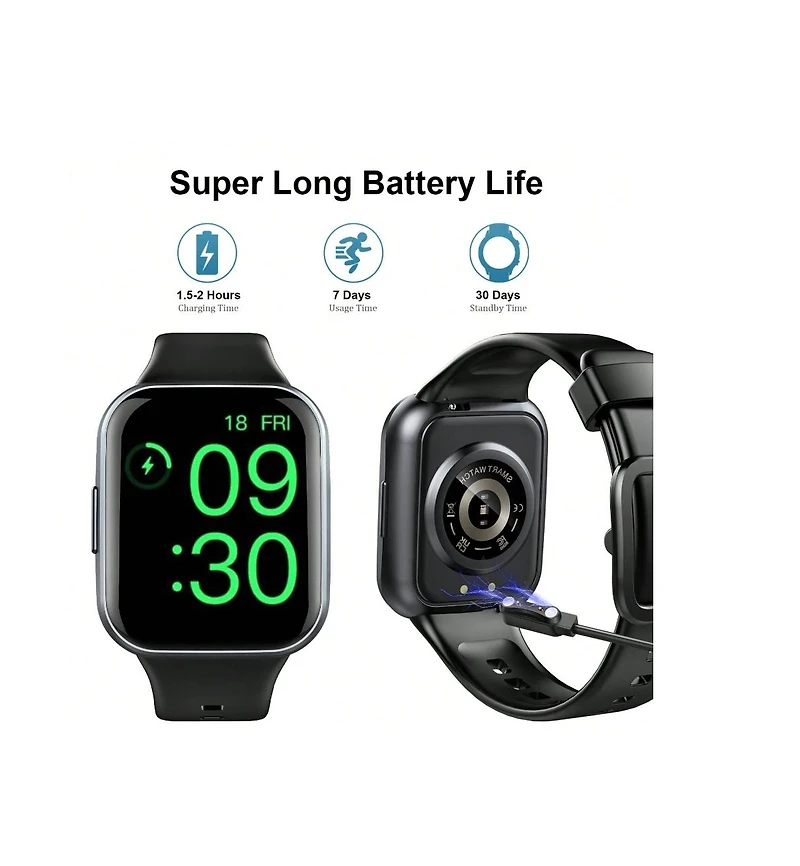 Ruxing Smart Smart Watch, 2024 Fitness Tracker Watch For Men Women, 1.69'' Touch Smartwatch Fitness Watch With Heart Rate Monitor/Pedometer/Sleep Moni