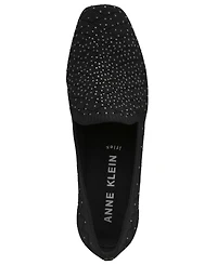 Anne Klein Women's Wendell-c Rhinestone Wedge Loafers