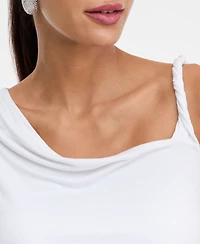 I.n.c. International Concepts Women's Asymmetric Sleeveless Top, Macy's Exclusive