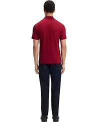 Boss by Hugo Men's Slim-Fit Stretch-Cotton Logo Patch Polo Shirt