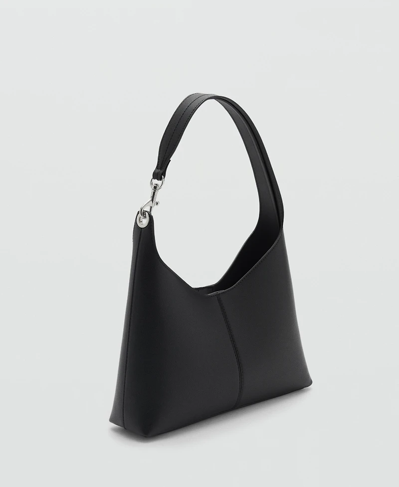 Mango Women's Metallic Detail Shopper Bag