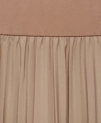 Mango Women's Combined Pleated Dress