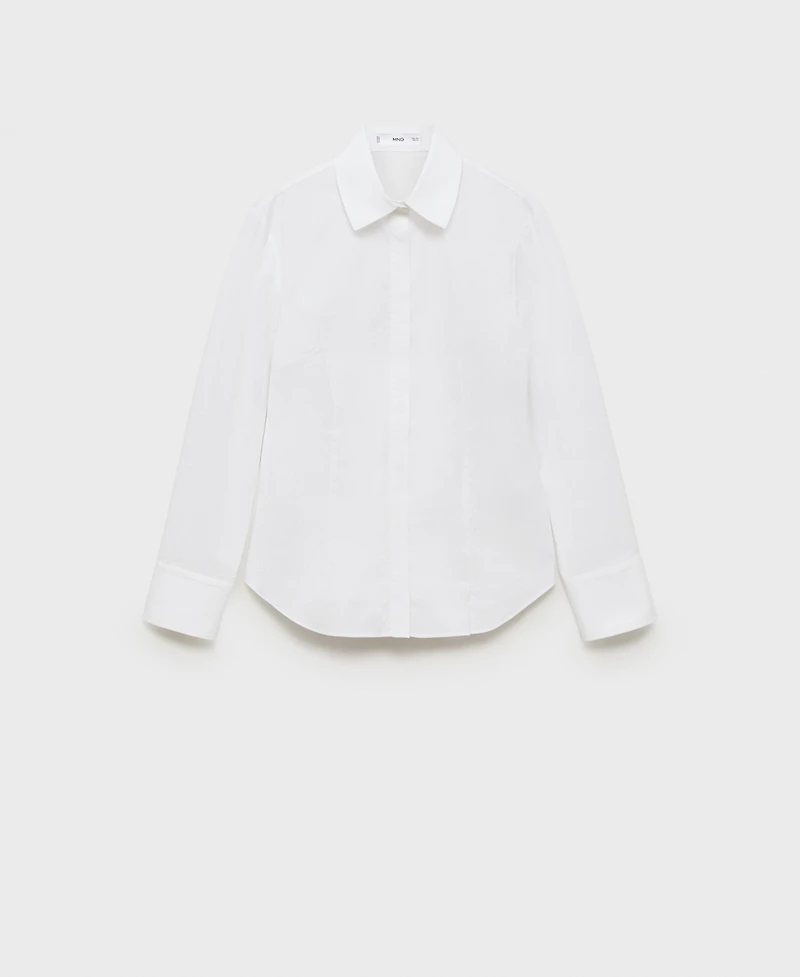 Mango Women's Slim-Fit Poplin Shirt