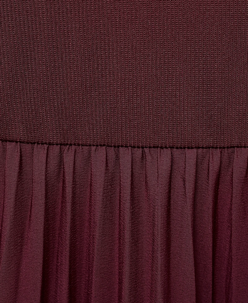 Mango Women's Combined Pleated Dress