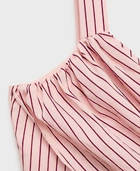 Mango Women's Striped Wrap Dress