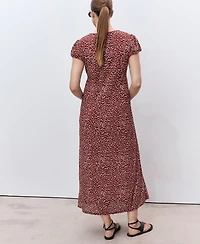 Mango Women's Floral-Print Maternity Dress