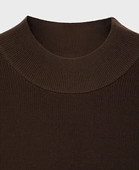 Mango Women's Perkins-Neck Knitted Dress