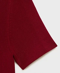 Mango Women's Perkins-Neck Knitted Dress