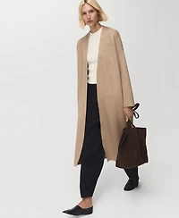 Mango Women's Long Knitted Cardigan