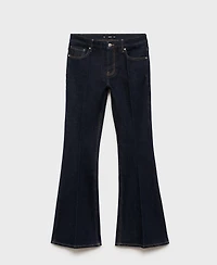 Mango Women's Violet Flared High-Rise Jeans