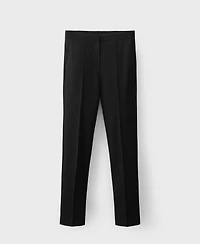 Mango Women's Straight Mid-Rise Pants