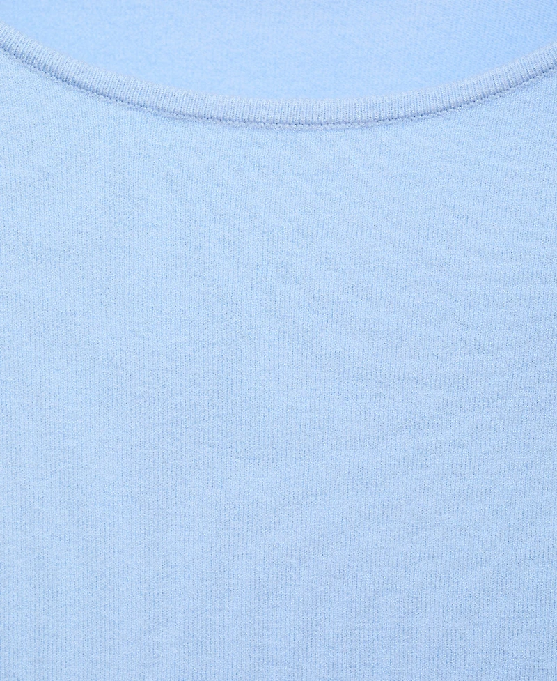 Mango Women's Long-Sleeved Fine-Knit Sweater