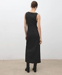 Mango Women's Cut-Out Ruched Dress