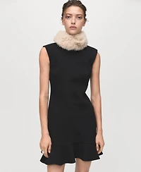 Mango Women's Short Ruffle Dress