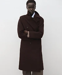 Mango Women's Handmade Oversized Wool Coat