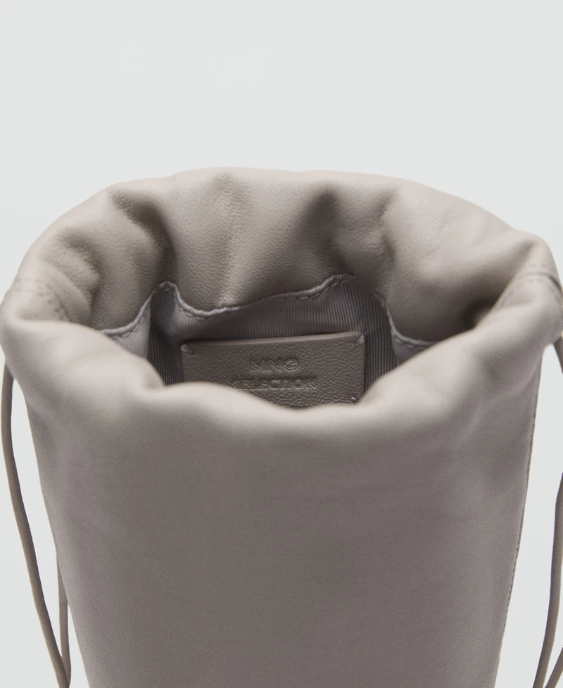 Mango Women's Leather Handbag