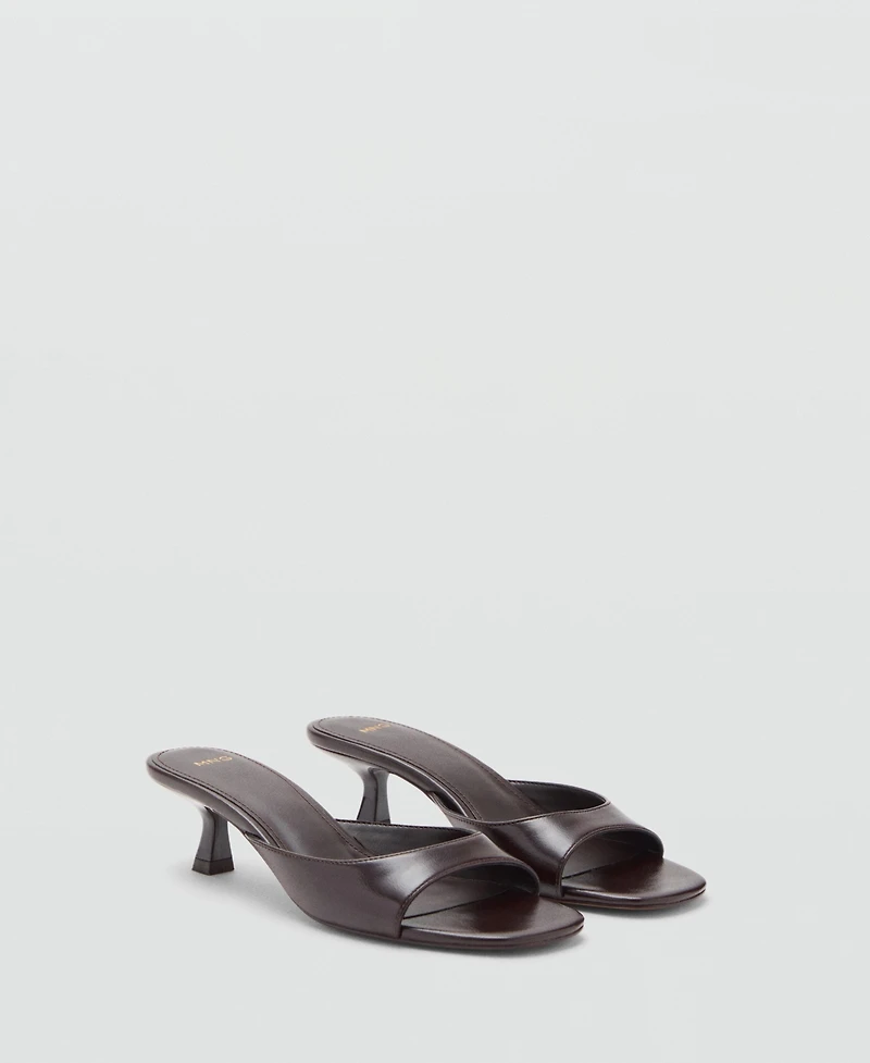 Mango Women's Kitten Heel Sandals