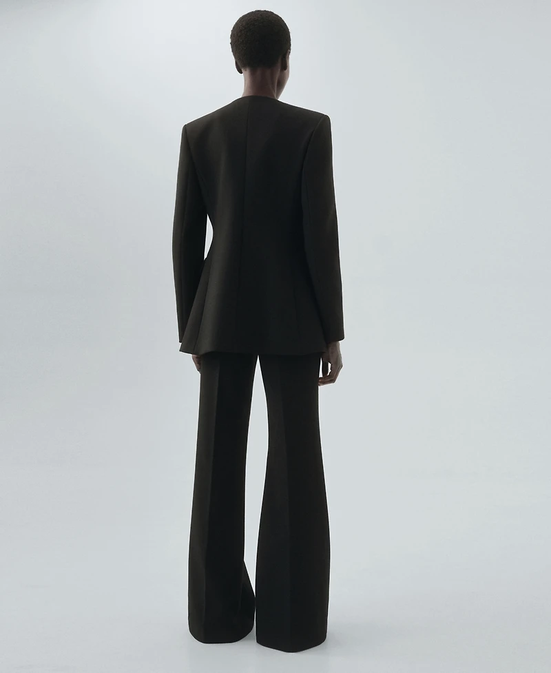Mango Women's Fitted Tailored Jacket