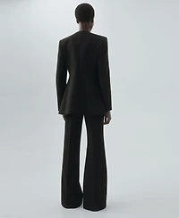 Mango Women's Fitted Tailored Jacket