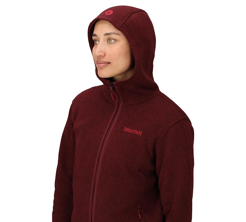 Marmot Women's Drop Line Full-Zip Sweater Hoodie