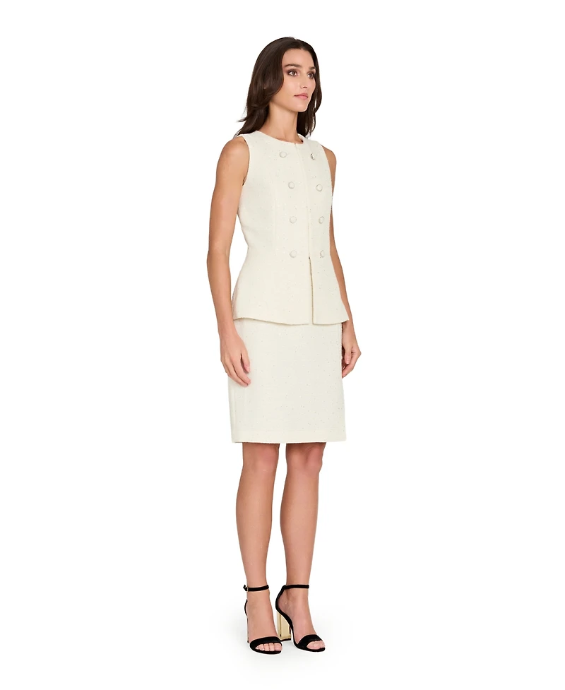 Tahari Asl Women's Boucle Pencil Skirt