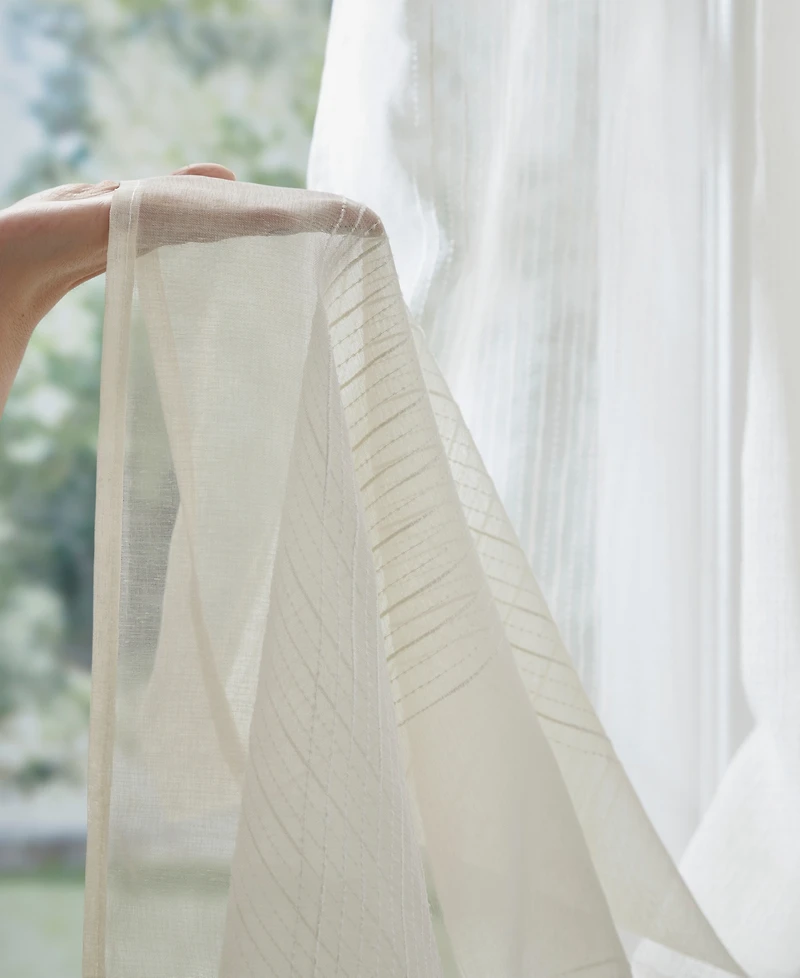 Madison Park Anna Sheer Shower Curtain