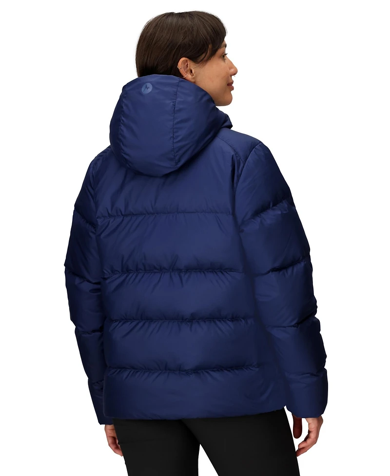 Marmot Women's Guides Big-Baffled Puffer Hooded Jacket
