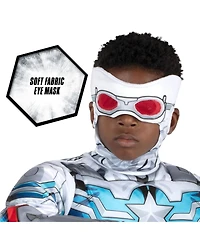 Jazwares Big Boys and Girls Captain America Qualux Sam Wilson Costume