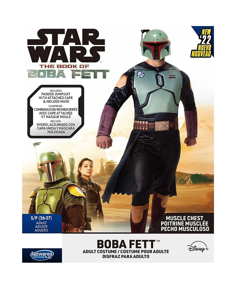 Jazwares Men's The Book of Boba Fett Qualux Costume