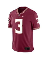 Nike Men's Trey Benson Garnet Florida State Seminoles Player Game Jersey
