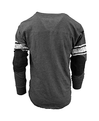 Wes & Willy Big Boys and Girls Black Pittsburgh Steelers Football Long Sleeve T-Shirt