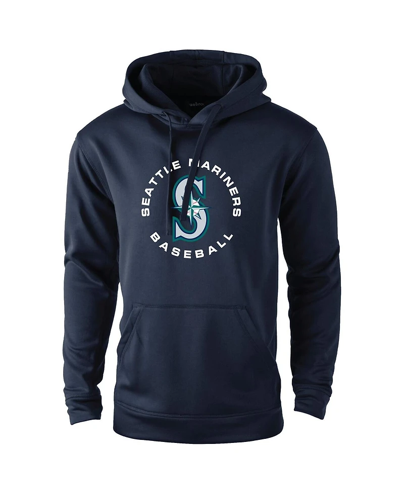 Dunbrooke Men's Navy Seattle Mariners Champion Pullover Hoodie