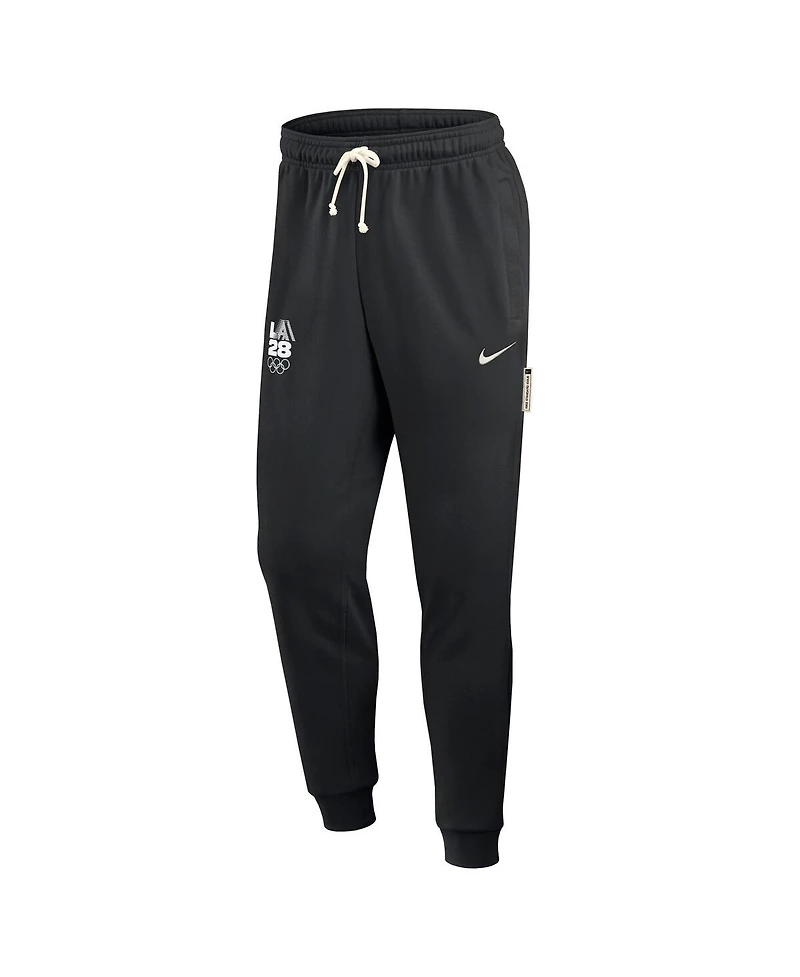 Nike Men's Black LA28 Summer Olympics Standard Issue Dri-fit Taper Sweatpants