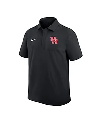 Nike Men's Black Houston Cougars 2025 Sideline Dri-fit Polo Shirt