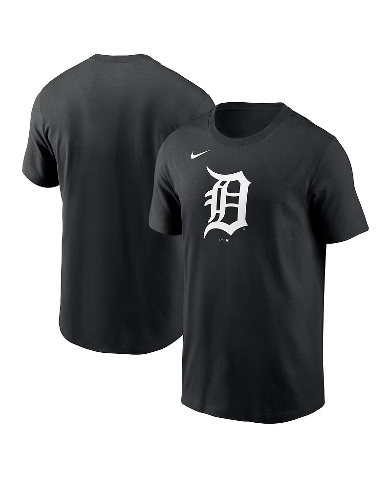 Nike Men's Black Detroit Tigers Logo T-Shirt
