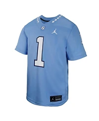 Jordan Big Boys and Girls Carolina Blue North Tar Heels Untouchable Replica Game Jersey
